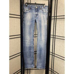 ROBERT GRAHAM Slim Jim Jeans Size 29 Blue Mens Worn In Comfy Great Piece